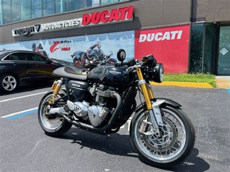 Triumph Thruxton R Jet Black For Sale In Pompano Beach Fl