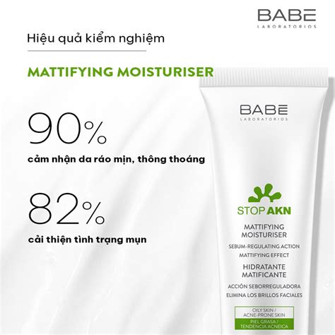 Kem D Ng Babe Stop Akn Mattifying Moisturiser Ml Cho Da D U M N
