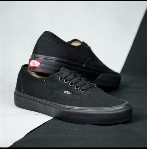 Sepatu Vans Full Hitam Vans Full Black Lazada Indonesia