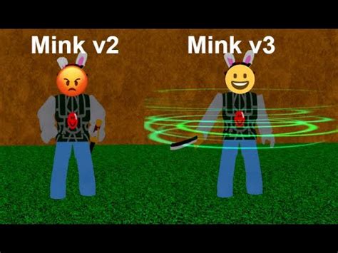 Getting Mink V Blox Fruits Youtube