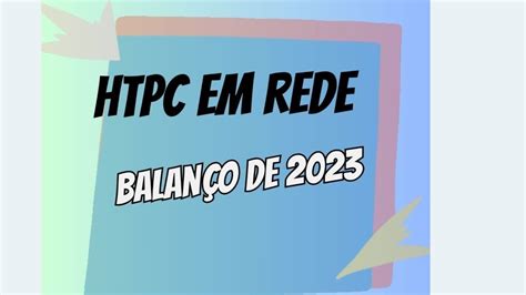 HTPC em Rede 12 12 2023 Balanço de 2023 YouTube