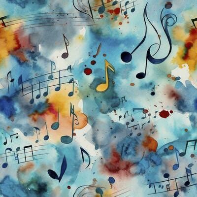 Watercolor Music Notes Stock Photos Images And Backgrounds For Free