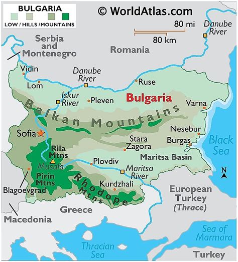 Balkan Mountains Worldatlas