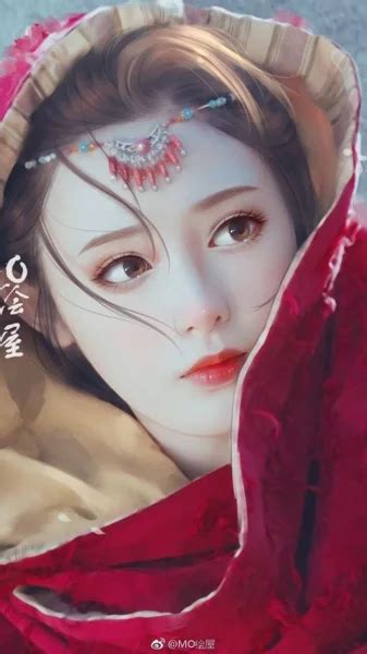 Женский образ в цифровых рисунках Chinese Art Girl Fantasy Art Women Anime Art Beautiful