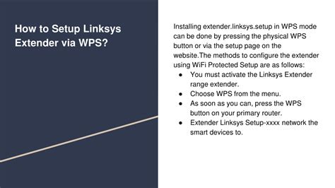 PPT Linksys Wifi Extender Setup PowerPoint Presentation Free