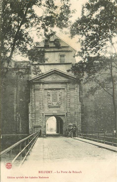 5 cpa 90 BELFORT Tour Miotte Porte Brisach Monument Mobiles et Château