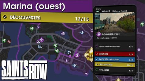 O Trouver Toutes Les D Couvertes De Marina Ouest Saints Row