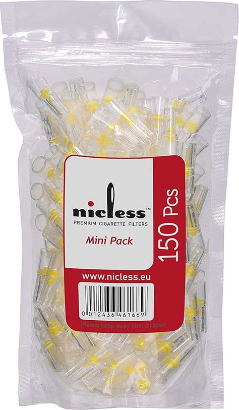 Nicless Premium Disposable Cigarette Filters 8mm