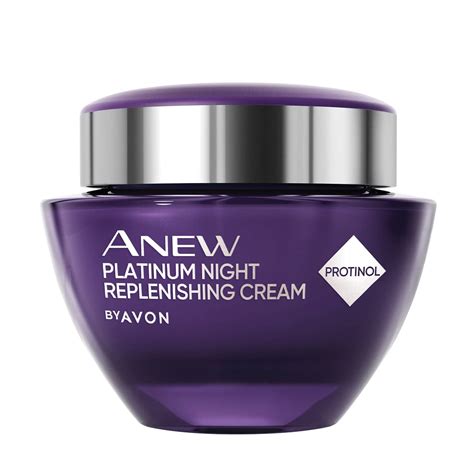 Anew Platinum Night Replenishing Cream AVON Mauritius