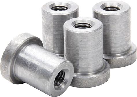 Weld On Nuts 1 2 13 Thread Long Threaded Nut Steel Chassis Mount Tab Pack Of 10 Ebay