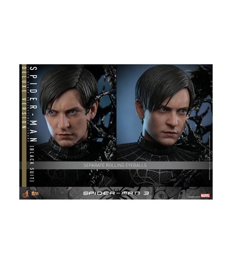 SPIDERMAN BLACK SUIT DELUXE HOT TOYS