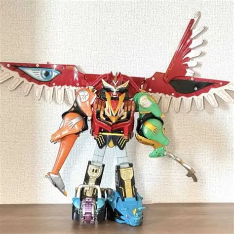 POWER RANGERS WILD Force Gaoranger DX Gao Icarus Isis Megazord Bandai W