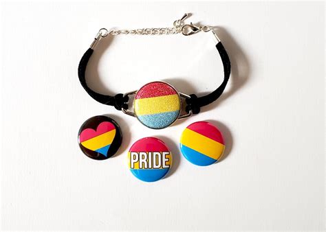 Pansexual Pride Bracelet Magnetic Pansexual Bracelet With