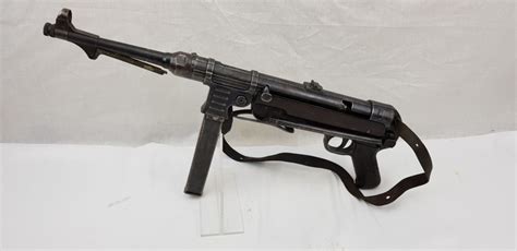 Deactivated Matching Numbers 1944 German MP40 SMG - Sally Antiques