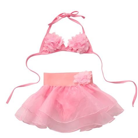 Bikini rosa para niña de 1 a 6 años conjunto de B Grandado