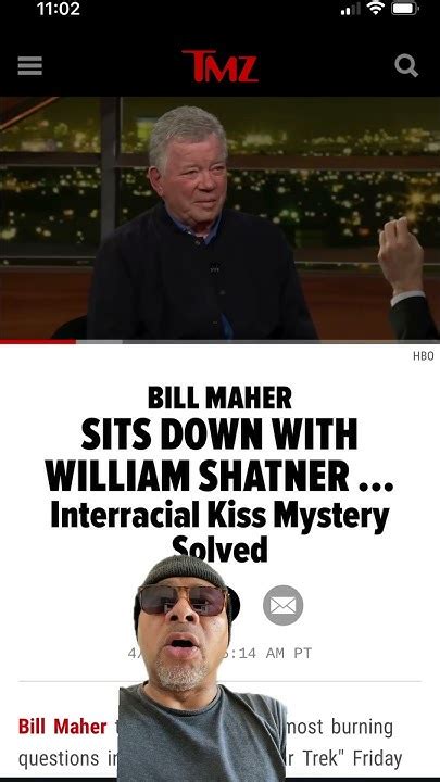 William Shatner Reveal Story Behind Uhauras Kiss Shorts Billmaher