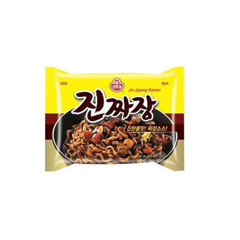 Ottogi Jin Jjajang Ramen Noodle Korea Food 4pack 135g