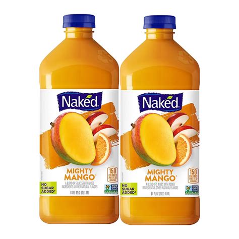 Amazon Naked Mighty Mango Juice Smoothie Oz Pack Grocery Gourmet Food