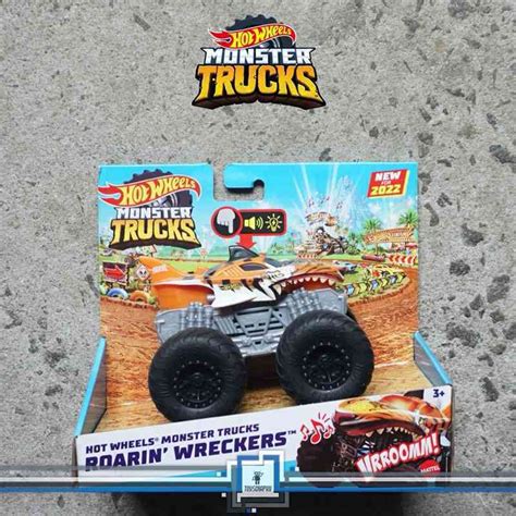 Jual Hot Wheels Monster Trucks Roarin Wreckers TIGER SHARK Jam Sounds Di Seller Toysgraphy