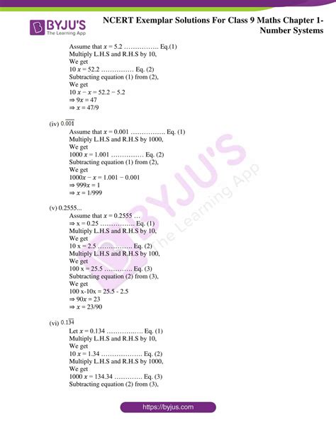 Ncert Exemplar Class Maths Chapter Number System