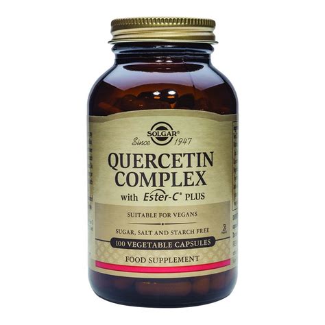 Solgar Quercetin Complex with Vitamin C - 100 Vegicaps