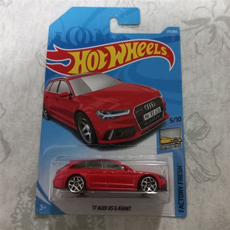 Hot Wheels 17 Audi RS 6 Avant Hobbies Toys Toys Games On Carousell