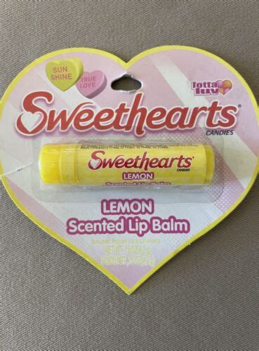 15 Ounce Lemon Sweethearts Flavored Lip Balm By Lotta Luv Brand New In Package Ebay