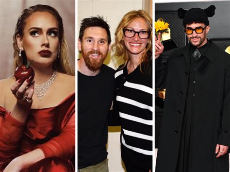 Adele Julia Roberts Y Bad Bunny Entre Las Estrellas Internacionales Que Apoyan A La Selección