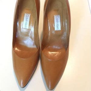 Calvin Klein Shoes Vintage Calvin Klein Pointed Toe Heelsz Nude Poshmark