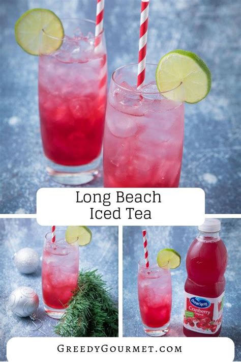 Long Beach Iced Tea A Flavourful And Vibrant Cocktail With Cranberry