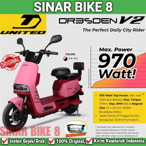 Jual Sepeda Listrik Dresden V By United Electric Bike Watt