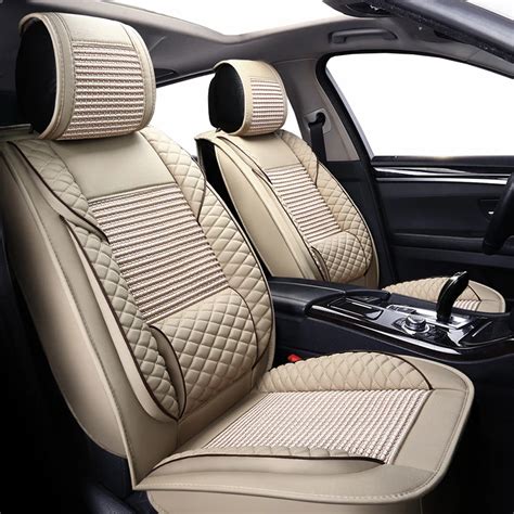 New Luxury Leather Ice Silk Universal Car Seat Covers For Hyundai IX35