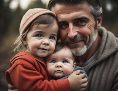 premium ai image photo  beautiful daughter girls   father