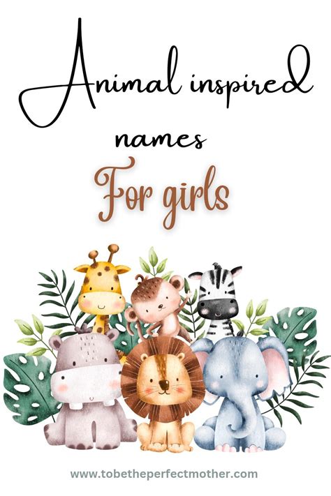 Animal Inspired Names For Girls Artofit