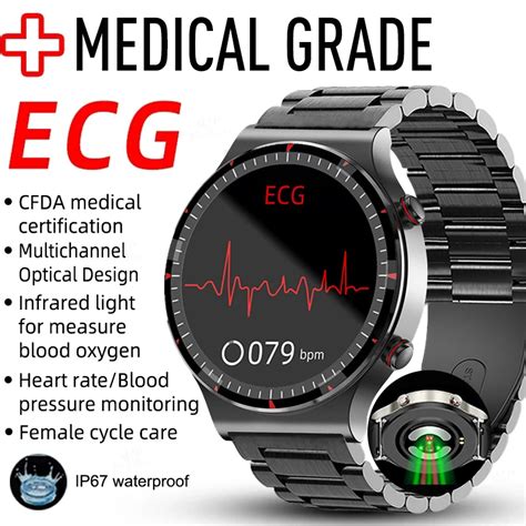 Neue Ekg Ppg Smart Uhr M Nner Gesundheit Monitor Herzfrequenz