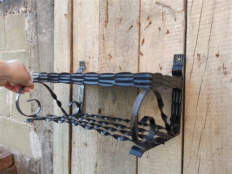 Wrought Iron Hanger / Metal Hanger / Wall Hangers /rustic Coat Rack ...