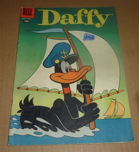 Daffy Duck Comic Book 14 Dell 10 Cent Cover 1958 Silver Age Etsy