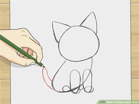 How To Draw Anime Cats Steps With Pictures Wikihow