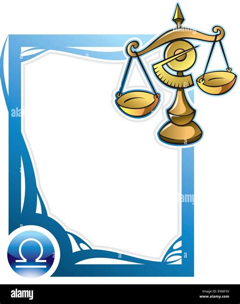 Cartoon Illustration Libra Zodiac Sign Hi Res Stock Photography And