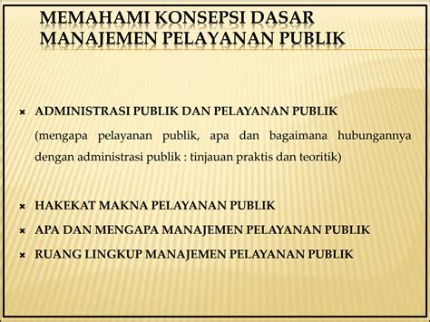 SOLUTION Manajemen Pelayanan Publik Dalam Teori Administrasi Studypool