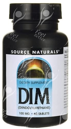 Source Naturals DIM ( Diindolylmethane ) 100mg x60tabs - HEALTHY ...