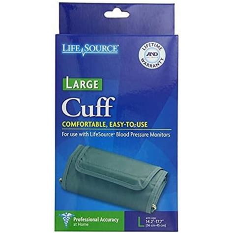 Lifesource Digital Blood Pressure Cuff Large Each 1 Count Qfc