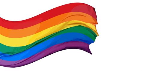 Gay Pride Waving Flag Grunge Royalty Free Vector Image
