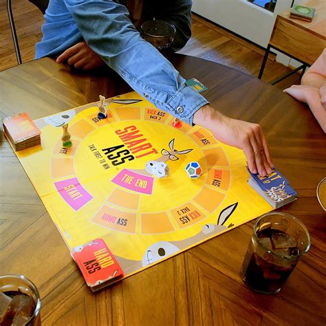 Smart Ass Board Game Think Fast Talk First To Win By University Games