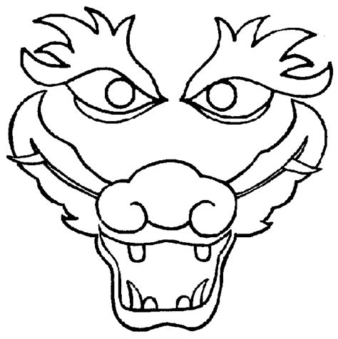 Dragon Head Outline - ClipArt Best