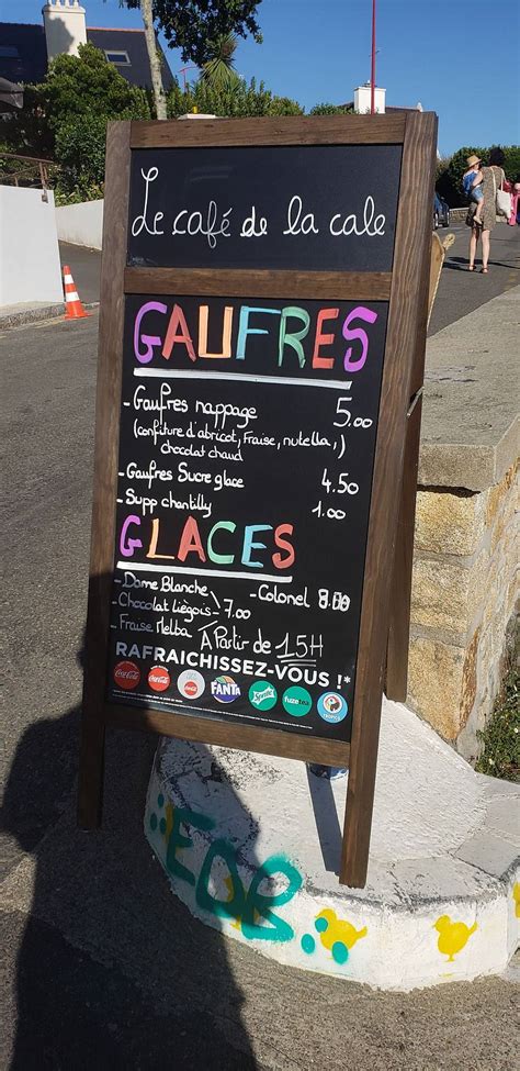 Menu Au Le Caf De La Cale Le Relecq Kerhuon