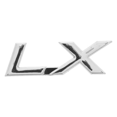 Fox Body Chrome Lx Decklid Emblem 1984 93 Mustang