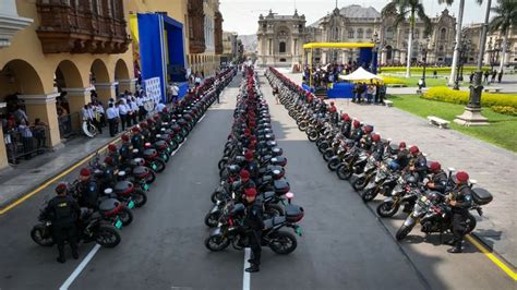 Pnp Recibe Motos Para Luchar Contra La Delincuencia La Raz N