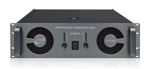 3u Rack Td Class 2000 Watts At 8ohm Power Amplifier Class Td For