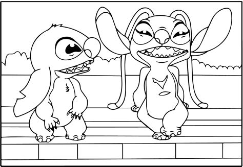 Stitch Und Angel Ausmalbilder Kostenlos - Ausmalbilder Stitch und Angel Coloringlib.Com Kostenlos Malvorlagen zum ...